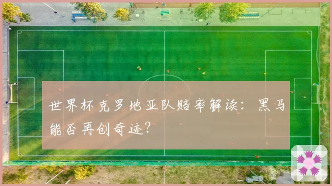 世界杯克罗地亚队赔率解读：黑马能否再创奇迹？